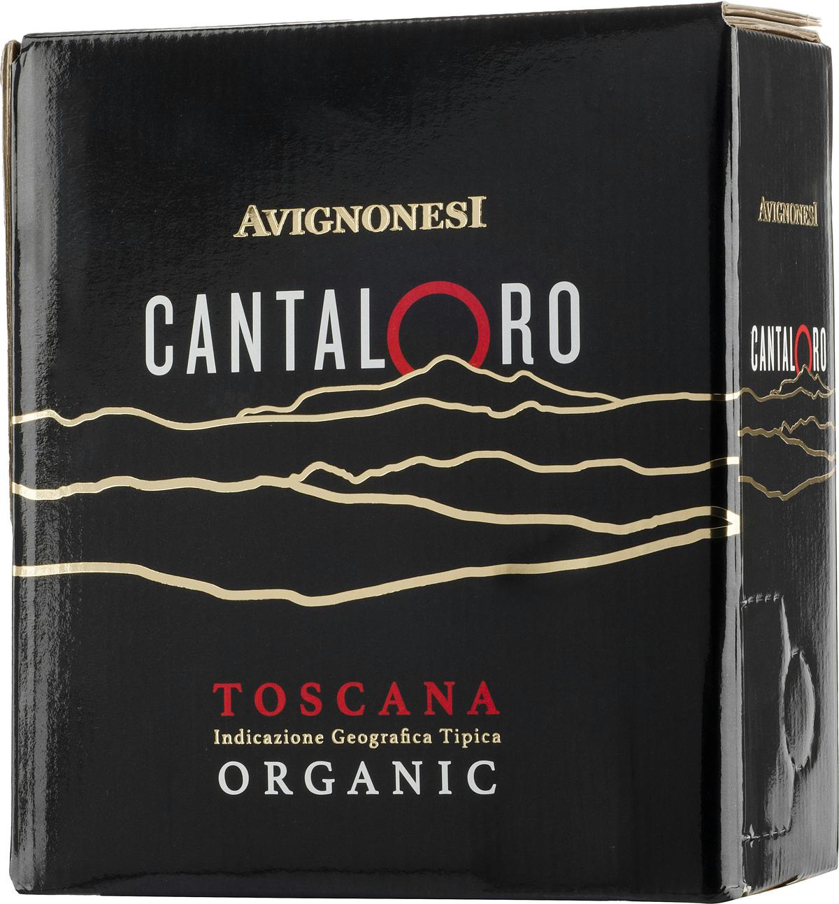 Avignonesi Cantaloro Toscana Rosso Organic 2020 hanapakkaus