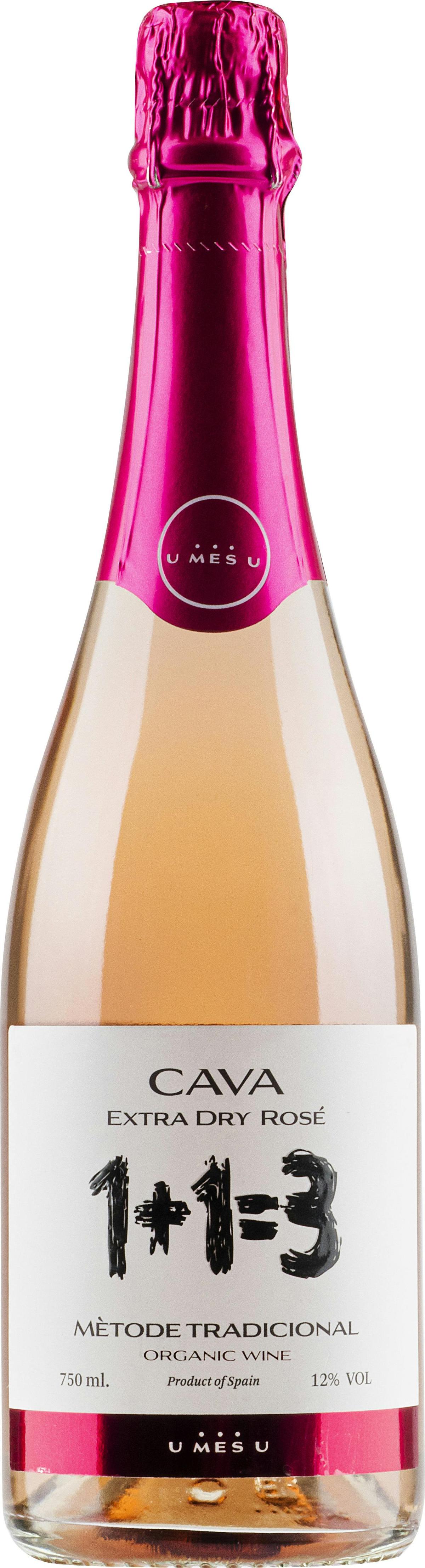 1+1=3 Organic Rosé Cava Extra Dry
